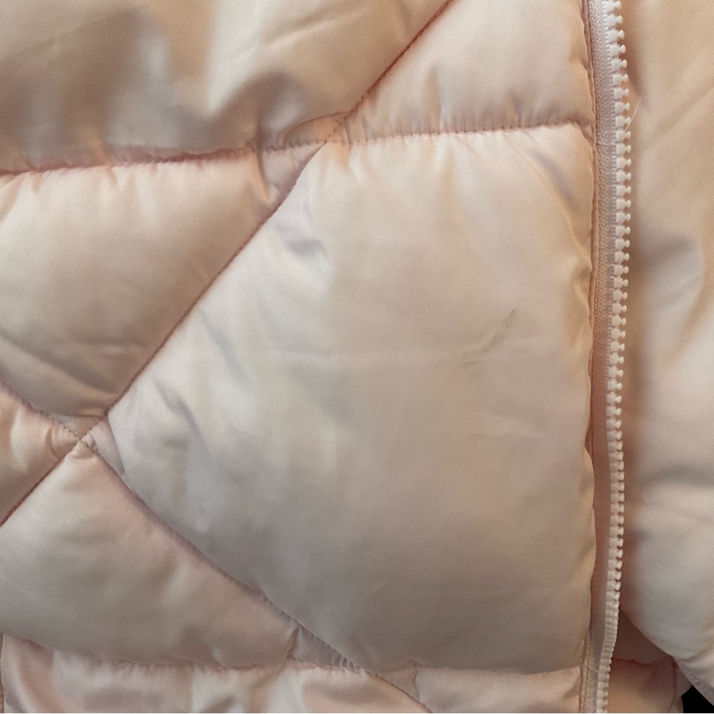 ASOS Design Pale Pink Puffer Jacket Large - Picture 6 of 6